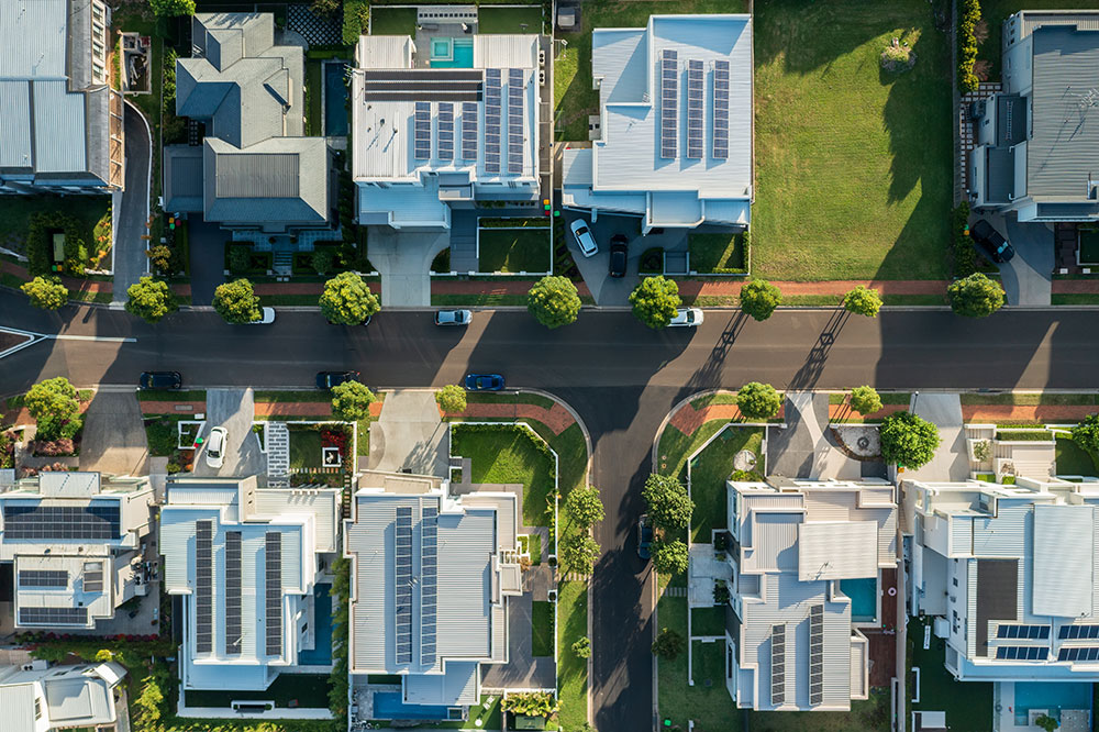 rooftop solar of Australian homes