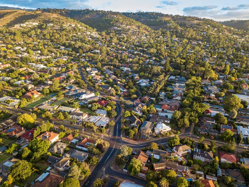 Suburb of Beaumont shwoing financial benefits of solar power in Adelaide